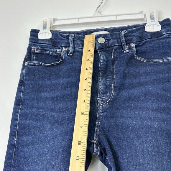 Good American Good Legs Crop Jeans Womens Size 27 High Rise Pink Thread - Picture 7 of 9